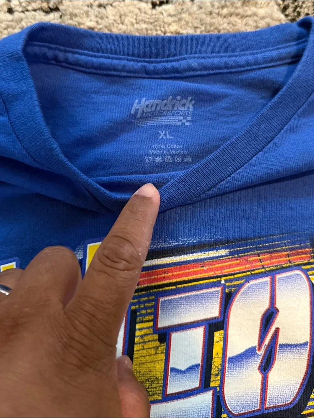 Hendrick Motorsports bold blue
